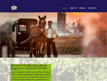 Tablet Screenshot of aisforamishbuggyrides.com